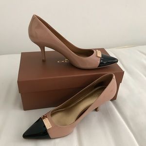 Coach Patent Leather Two-Tone Pumps